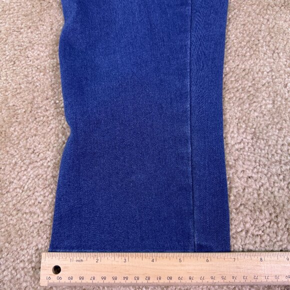 Venus Jeans Womens Size 12 Capri Stretch Dark Wash High Rise 30x31 E660 - Picture 14 of 15